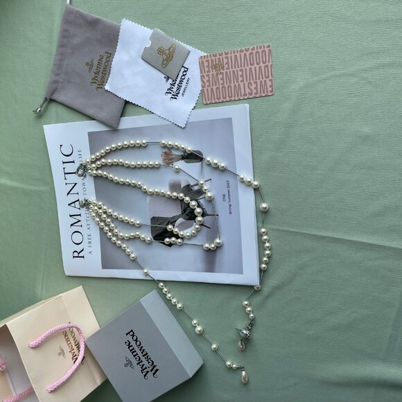 Vivienne Westwood Irregular Silver Necklace - Picture 5 of 10